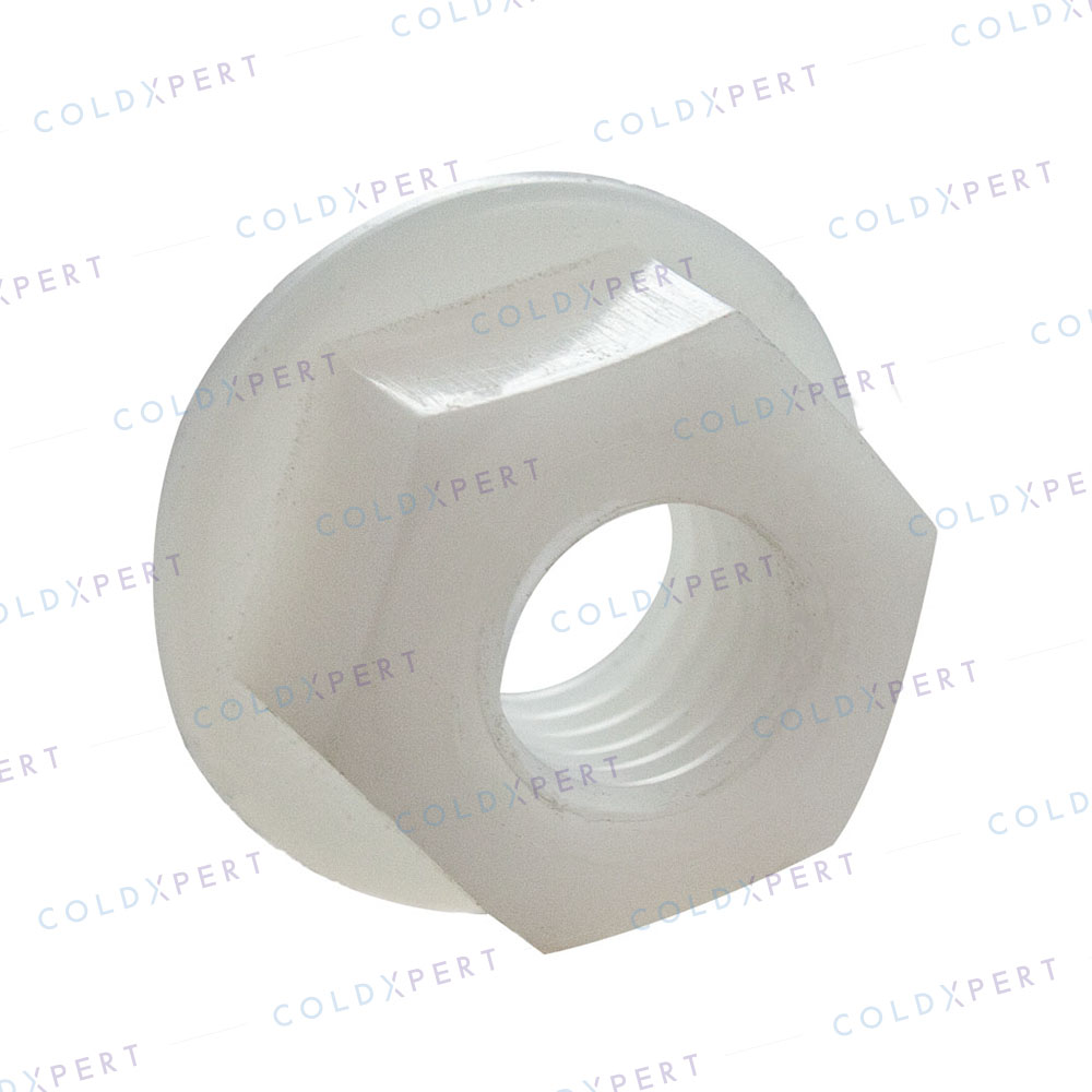 Tuerca hex. c/arandela integrada M10, nylon 6