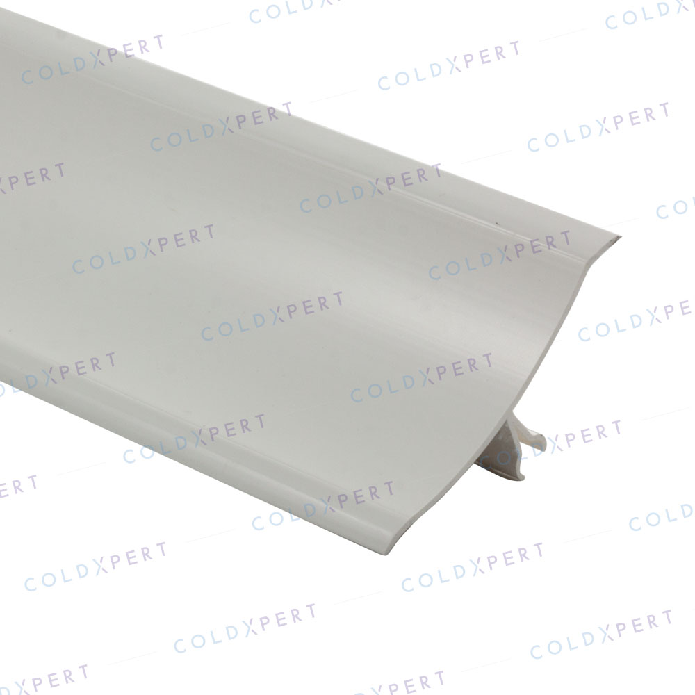 Curva sanitaria en PVC "full core"  con labios flexibles - RAL 9010